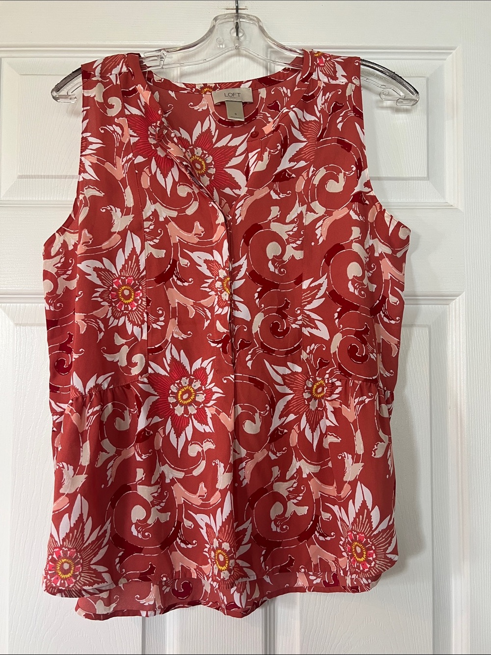 LOFT Floral Print Sleeveless Camisole